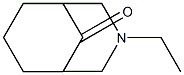 3-ethyl-3-azabicyclo[3.3.1]nonan-9-one Struktur