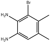 3-bromo-4,5-dimethylbenzene-1,2-diamine Struktur