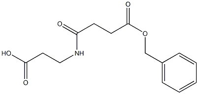 3-(3-(benzyloxycarbonyl)propanaMido)propanoic acid Struktur