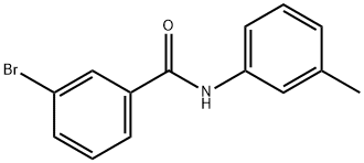 3-bromo-N-(3-methylphenyl)benzamide Struktur