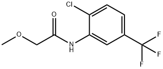 N-[2-chloro-5-(trifluoromethyl)phenyl]-2-methoxyacetamide Struktur