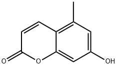 2H-1-Benzopyran-2-one,7-hydroxy-5-methyl- Struktur