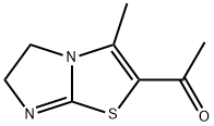 1-(3-methyl-5,6-dihydroimidazo[2,1-b][1,3]thiazol-2-yl)ethanone Struktur