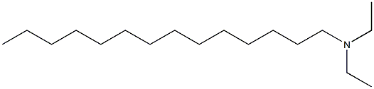 diethyltetradecylamine Struktur