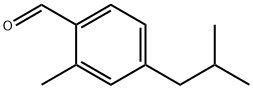 4-isobutyl-2-methylbenzaldehyde Struktur