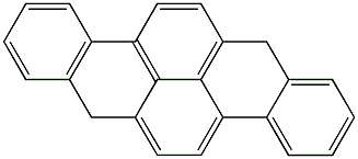 7,14-Dihydrodibenzo[b,def]chrysene Struktur