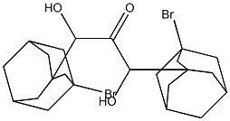 1-Bromo-3-adamantyl(hydroxymethyl) ketone Struktur