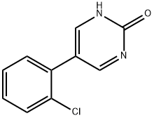 2-Hydroxy-5-(2-chlorophenyl)pyrimidine Struktur