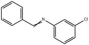 3-Chloro-N-benzylideneaniline Struktur