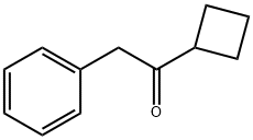 1-CYCLOBUTYL-2-PHENYLETHAN-1-ONE Struktur