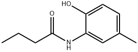 N-(2-hydroxy-5-methylphenyl)butanamide Struktur