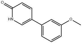 2-Hydroxy-5-(3-methoxyphenyl)pyridine Struktur