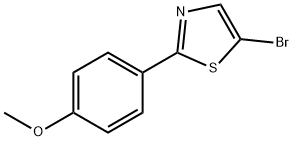 5-Bromo-2-(4-methoxyphenyl)thiazole Struktur