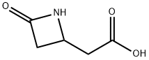 2-(4-oxoazetidin-2-yl)acetic acid Struktur