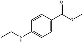 METHYL 4-(ETHYLAMINO)BENZOATE Struktur