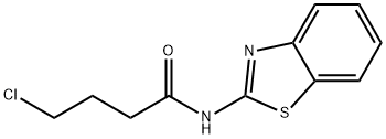 N-1,3-benzothiazol-2-yl-4-chlorobutanamide Struktur