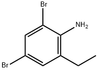 2,4-Dibromo-6-ethylaniline Struktur