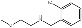 2-{[(2-methoxyethyl)amino]methyl}phenol Struktur