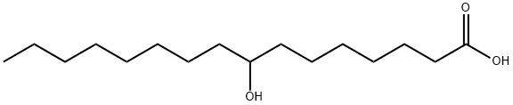 8-Hydroxyhexadecanoic acid Struktur