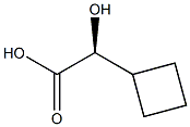 (2S)-2-cyclobutyl-2-hydroxyacetic acid Struktur