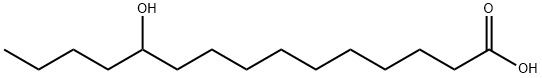 11-Hydroxypentadecanoic acid Struktur