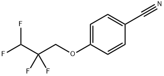 4-(2,2,3,3-tetrafluoropropoxy)benzonitrile Struktur