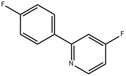 4-Fluoro-2-(4-fluorophenyl)pyridine Struktur