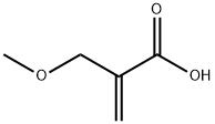 2-(methoxymethyl)prop-2-enoic acid Struktur