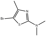 5-Bromo-4-methyl-2-(dimethylamino)thiazole Struktur