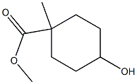 methyl (1s,4s)-4-hydroxy-1-methylcyclohexane-1-carboxylate Struktur