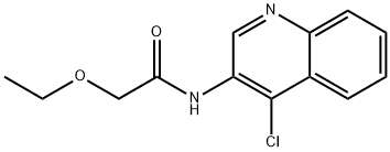 N-(4-chloroquinolin-3-yl)-2-ethoxyacetamide Struktur