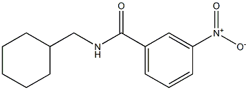 N-(cyclohexylmethyl)-3-nitrobenzamide Struktur