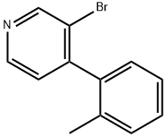 3-Bromo-4-(2-tolyl)pyridine Struktur