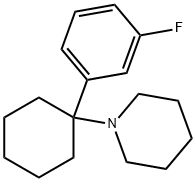 Piperidine, 1-[1-(3-fluorophenyl)cyclohexyl]- Struktur