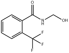 N-HYDROXYMETHYL 2-TRIFLUOROMETHYLBENZAMIDE Struktur