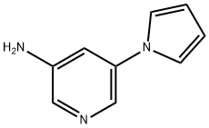 3-AMINO-5-(1H-PYRROL-1-YL)PYRIDINE Struktur