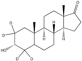 Androsterone-2,2,4,4-d4 Struktur