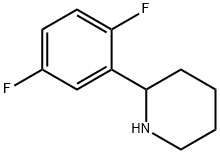 2-(2,5-difluorophenyl)piperidine Struktur