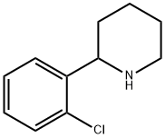 6-(2-Chlorophenyl)-1,2,3,4-tetrahydropyridine Struktur