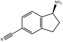 (1S)-1-AMINOINDANE-5-CARBONITRILE Struktur