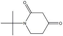 1-(tert-butyl)piperidine-2,4-dione Struktur