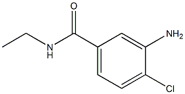 3-amino-4-chloro-N-ethylbenzamide Struktur