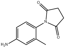 1-(4-amino-2-methylphenyl)pyrrolidine-2,5-dione Struktur