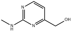 (2-(Methylamino)pyrimidin-4-yl)methanol Struktur