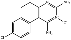 5-(4-chlorophenyl)-6-ethyl-3-hydroxy-2-imino-pyrimidin-4-amine Struktur