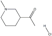 1-(1-Methylpiperidin-3-yl)ethan-1-one hydrochloride Struktur