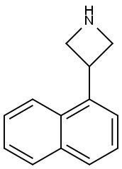 3-(naphthalen-1-yl)azetidine Struktur