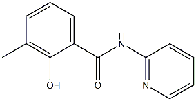 2-hydroxy-3-methyl-N-(pyridin-2-yl)benzamide Struktur