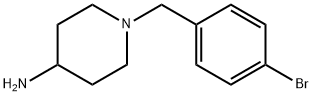 4-Piperidinamine, 1-[(4-bromophenyl)methyl]- Struktur