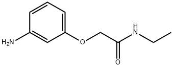 2-(3-aminophenoxy)-N-ethylacetamide Struktur